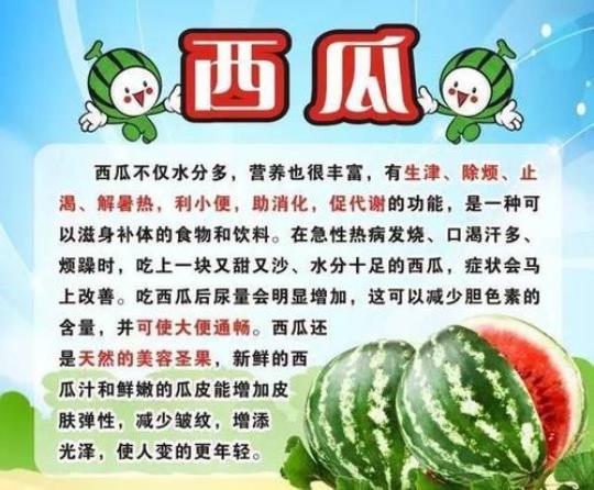 中医解读西瓜的营养价值